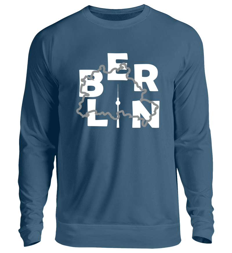 Sweatshirt Berlin Azurblau