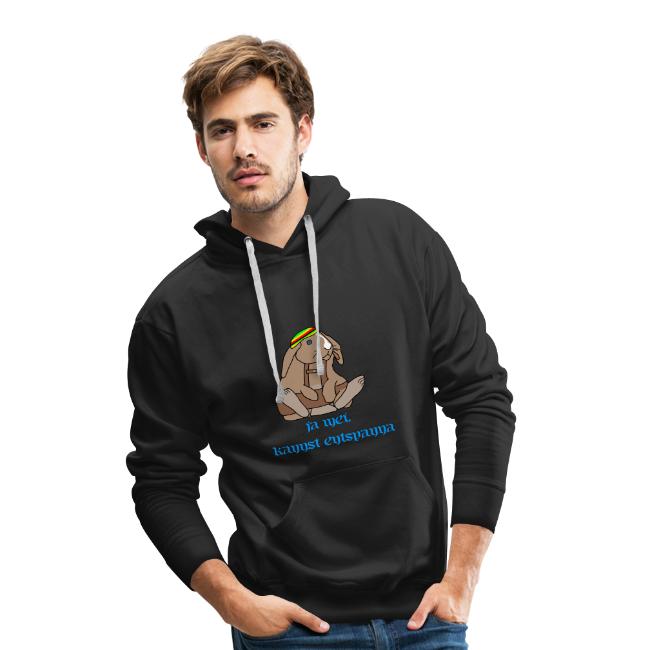 hoodie mann rabbit rasta bayern