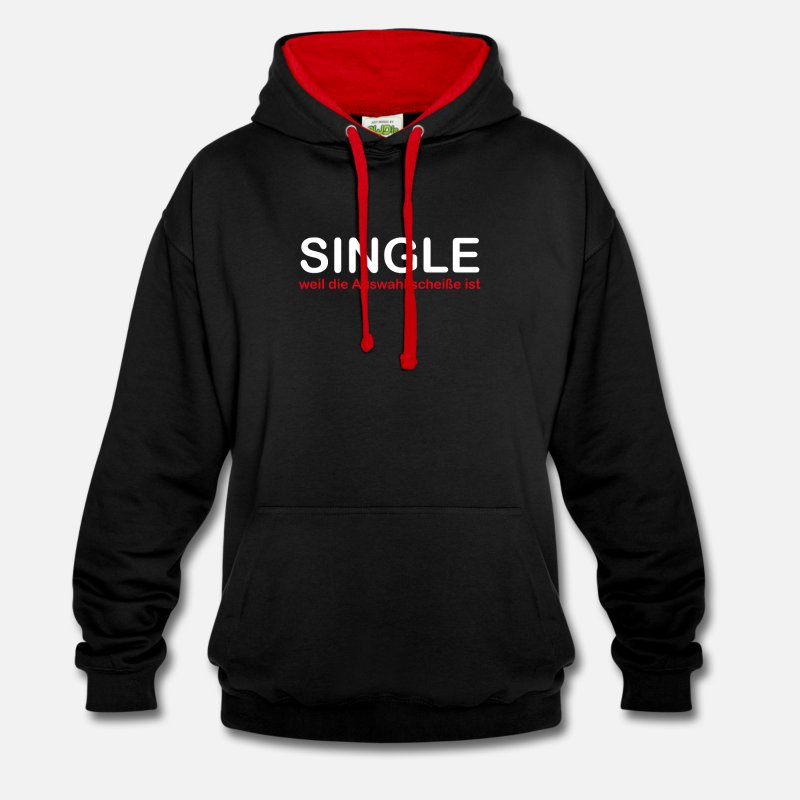 single-weil-die-auswahl-scheisse-ist-kontrast-hoodie